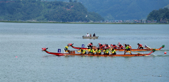 फेवातालमा ड्रागन बोट रेसको रौनक